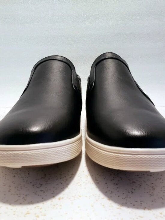 Jousen Milan Men\'s Slip-On Retro Style Black Sneakers Size 11.5 main image 5